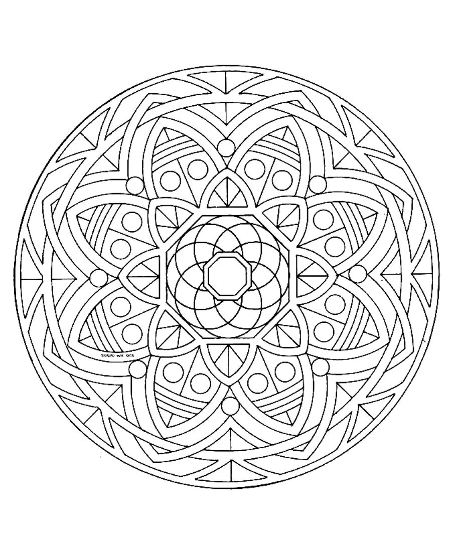 Mandala-a-colorier-zen-relax-gratuit (18) (Thematische Mandalas : Zen & Anti-Stress)