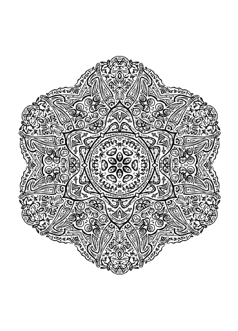 Mandala-a-colorier-zen-relax-gratuit (13) (Thematische Mandalas : Zen & Anti-Stress)