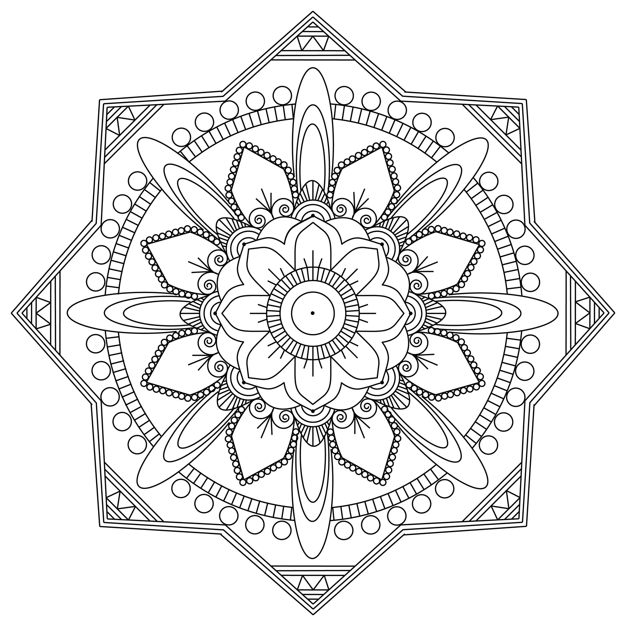 Joli Mandala von MPC Design (Thematische Mandalas : Zen & Anti-Stress)