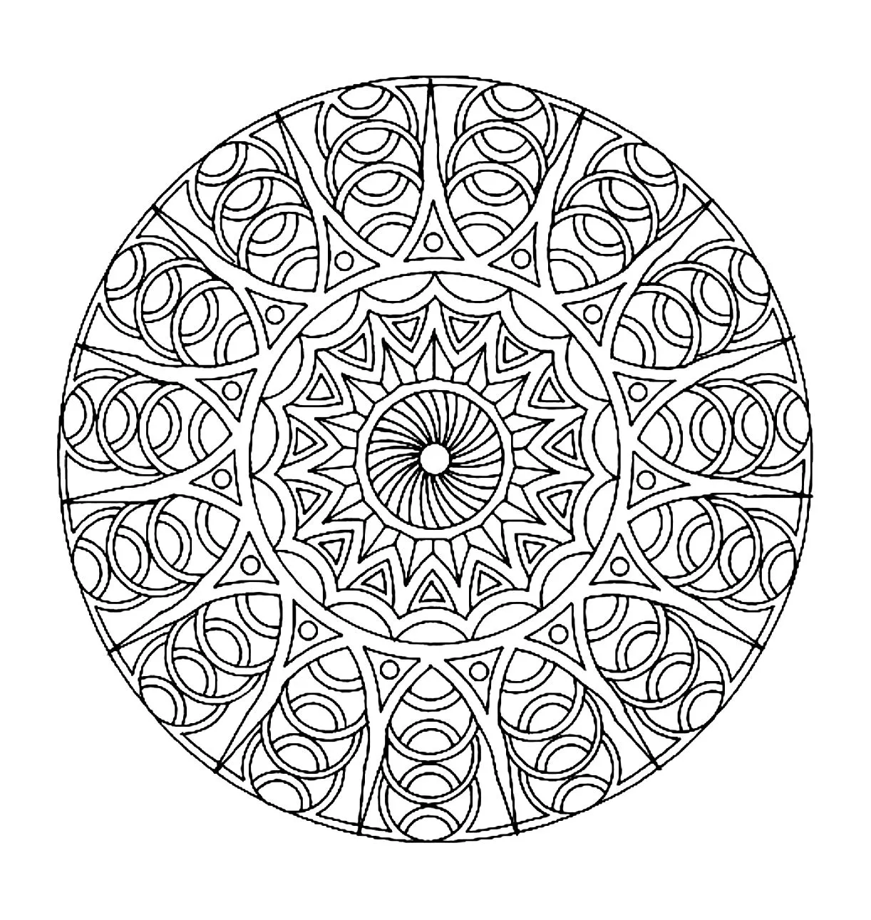 Mandala-a-colorier-zen-relax-gratuit (4) (Thematische Mandalas : Zen & Anti-Stress)