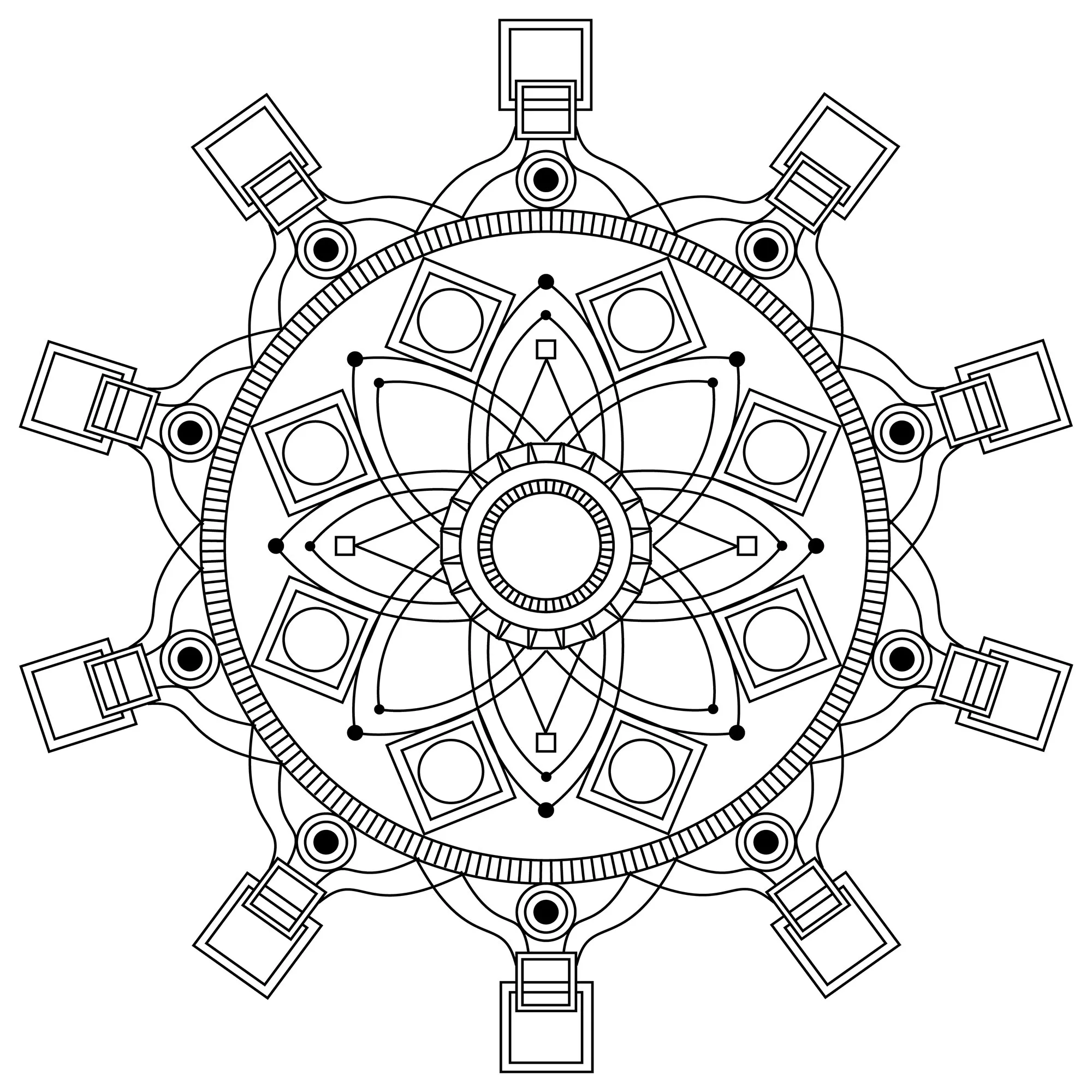 Mandala von MPC Design (Thematische Mandalas : Zen & Anti-Stress)