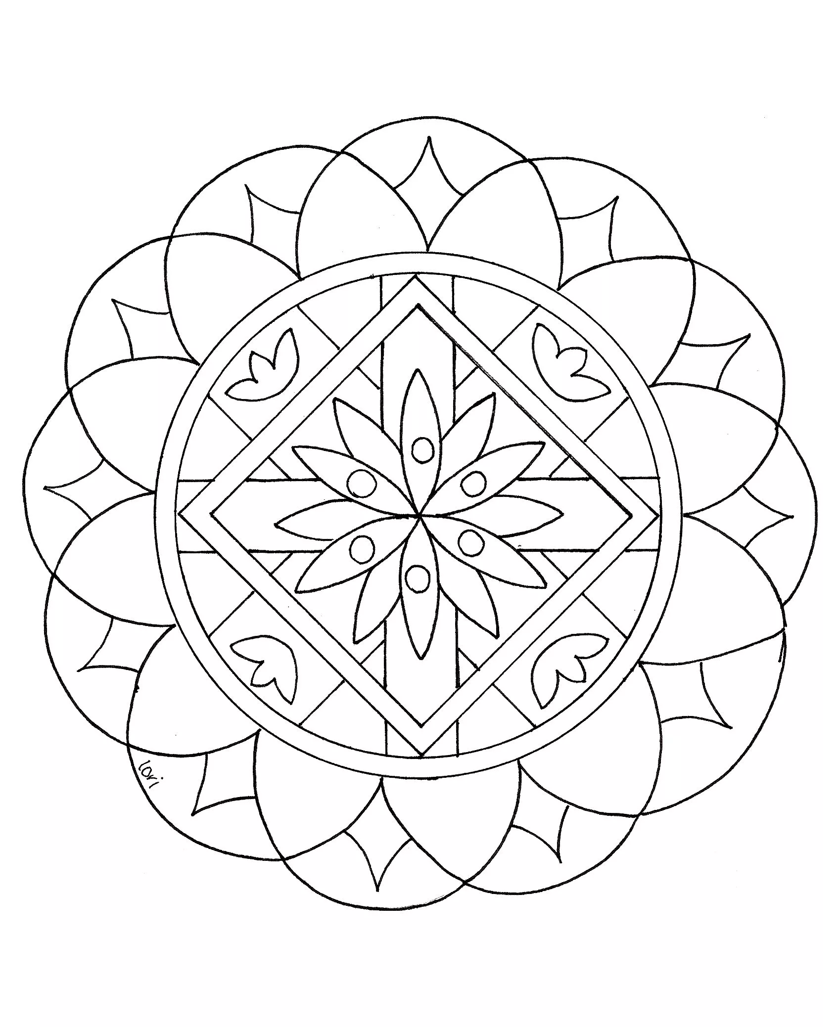 Mandala-a-colorier-zen-relax-gratuit (15) (Thematische Mandalas : Zen & Anti-Stress)