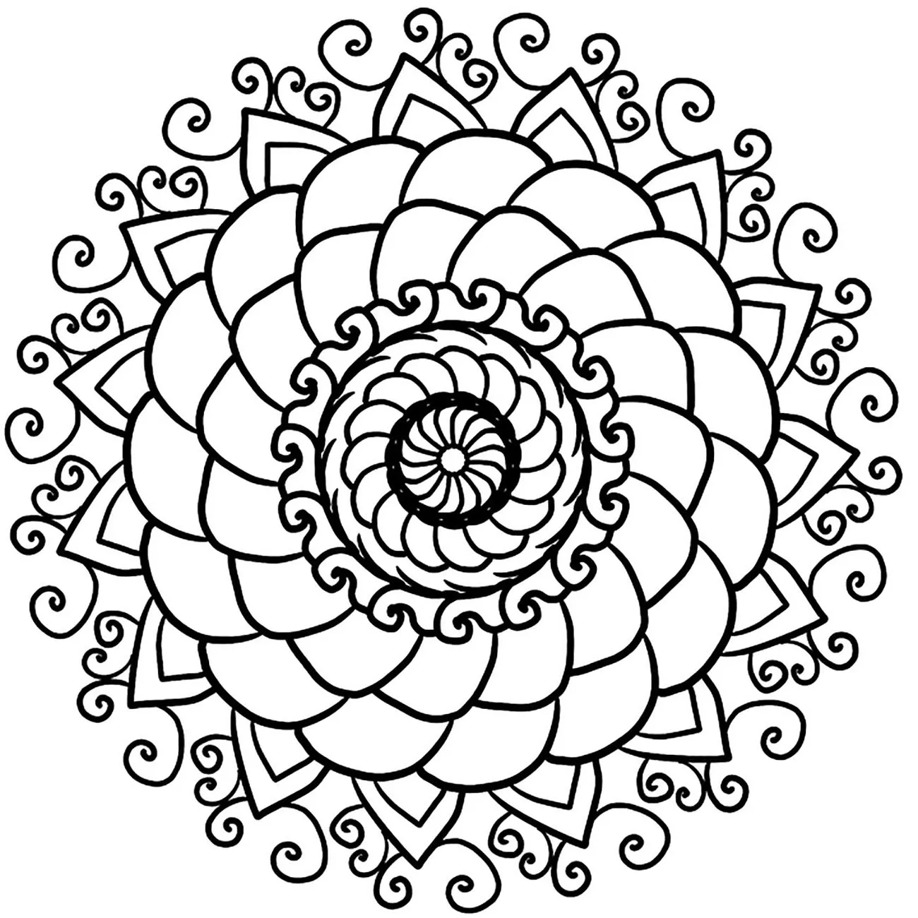 Mandala Anti-Stress einfach (Thematische Mandalas : Zen & Anti-Stress)