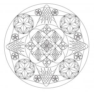 Ein schönes, einzigartiges Mandala von Allan