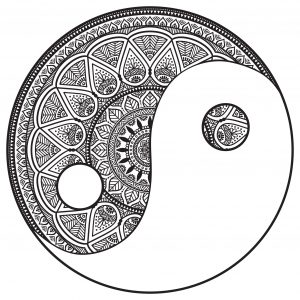 Mandala Yin und Yang