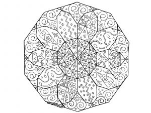Handgezeichnetes Mandala