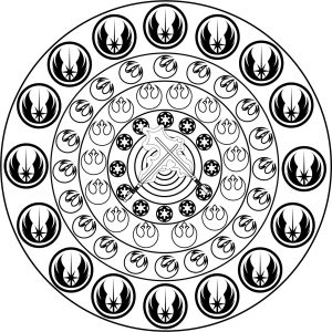 Star Wars Mandala (Thematische Mandalas : Zen & Anti-Stress)