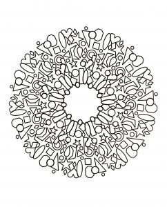 Präzises und regelmäßiges Mandala