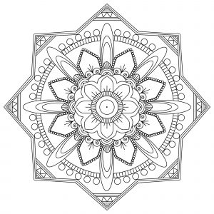 Joli Mandala von MPC Design (Thematische Mandalas : Zen & Anti-Stress)